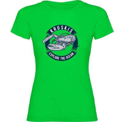 тениска,дамски,тениски,kruskis,lobster,short,sleeve,t,shirt,light,green,(green)