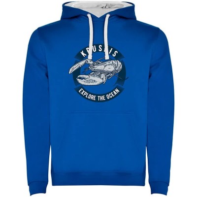 суичър,мъжки,пуловери,kruskis,lobster,two,colour,hoodie,royal,blue,white,(blue)