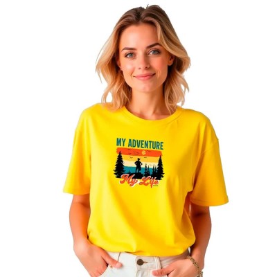тениска,мъжки,тениски,дамски,тениски,kruskis,my,adventure,short,sleeve,t,shirt,yellow,(yellow)