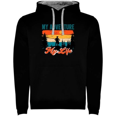 суичър,мъжки,пуловери,kruskis,my,adventure,two,colour,hoodie,black,grey,(black)