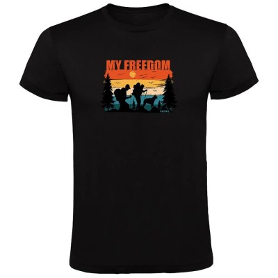 тениска,мъжки,тениски,kruskis,my,freedom,short,sleeve,t,shirt,black