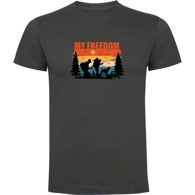 тениска,мъжки,тениски,kruskis,my,freedom,short,sleeve,t,shirt,dark,grey,(grey)