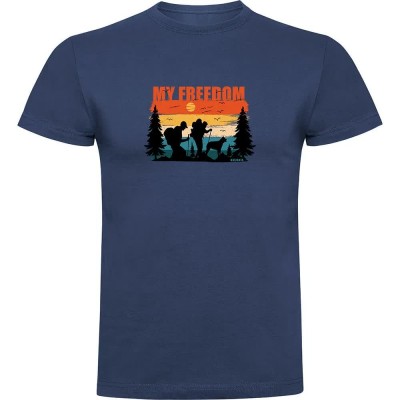 тениска,мъжки,тениски,kruskis,my,freedom,short,sleeve,t,shirt,denim,blue,(blue)