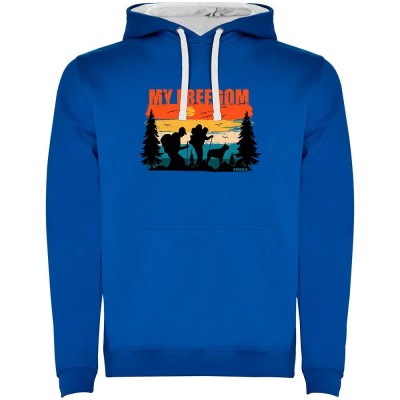 суичър,мъжки,пуловери,kruskis,my,freedom,two,colour,hoodie,royal,blue,white,(blue)
