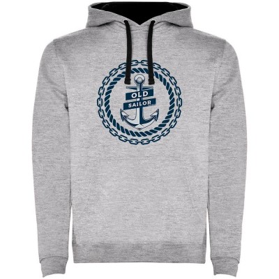 суичър,мъжки,пуловери,kruskis,old,sailor,two,colour,hoodie,heather,grey,black,(grey)