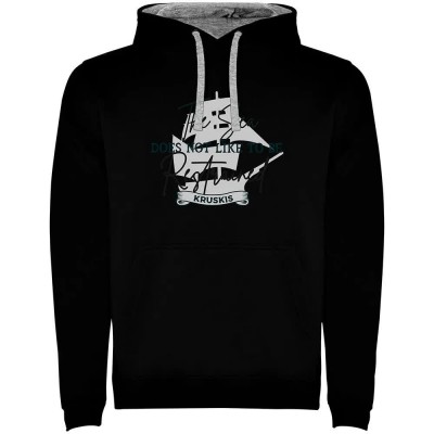 суичър,мъжки,пуловери,kruskis,restrained,two,colour,hoodie,black,grey,(black)