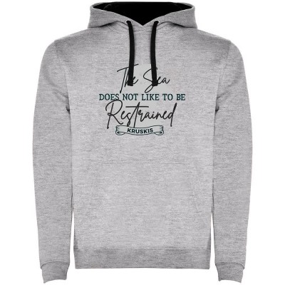 суичър,мъжки,пуловери,kruskis,restrained,two,colour,hoodie,heather,grey,black,(grey)