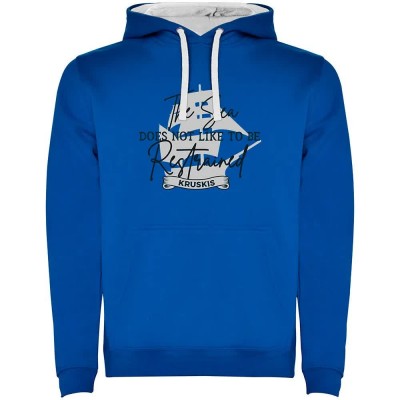 суичър,мъжки,пуловери,kruskis,restrained,two,colour,hoodie,royal,blue,white,(blue)
