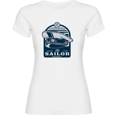 тениска,дамски,тениски,kruskis,sailor,short,sleeve,t,shirt,white