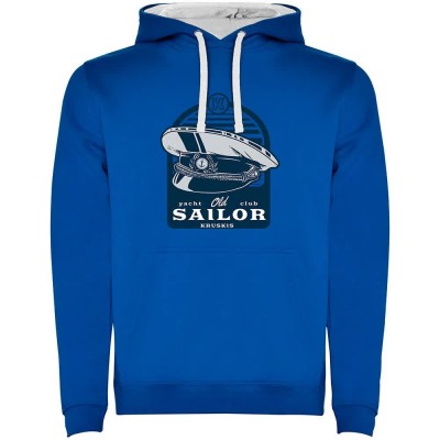 суичър,мъжки,пуловери,kruskis,sailor,two,colour,hoodie,royal,blue,white,(blue)