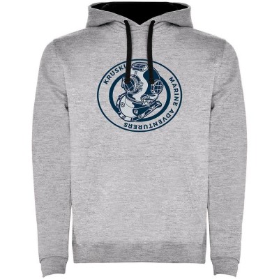 суичър,мъжки,пуловери,kruskis,scuba,two,colour,hoodie,heather,grey,black,(grey)