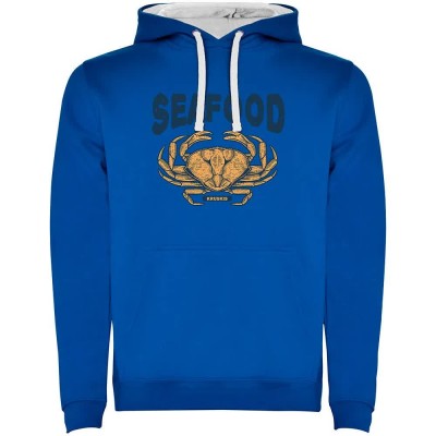 суичър,мъжки,пуловери,kruskis,seafood,crab,two,colour,hoodie,royal,blue,white,(blue)