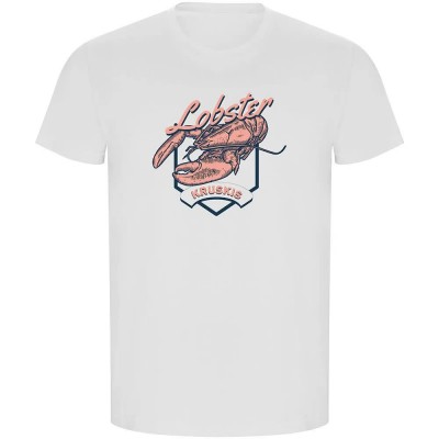 тениска,мъжки,тениски,kruskis,seafood,lobster,eco,short,sleeve,t,shirt,white