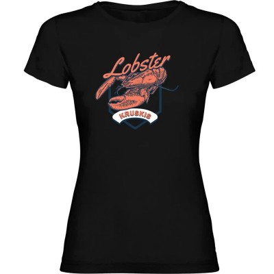 тениска,дамски,тениски,kruskis,seafood,lobster,short,sleeve,t,shirt,black
