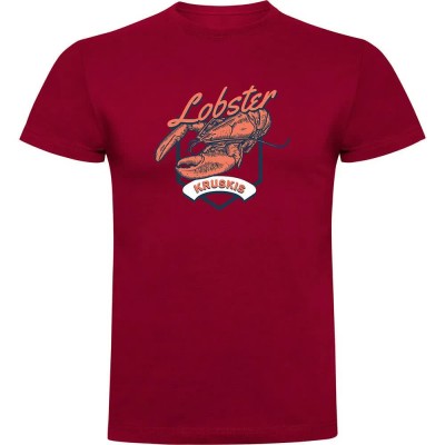 тениска,мъжки,тениски,kruskis,seafood,lobster,short,sleeve,t,shirt,dark,red,(red)