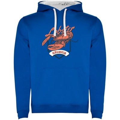 суичър,мъжки,пуловери,kruskis,seafood,lobster,two,colour,hoodie,royal,blue,white,(blue)