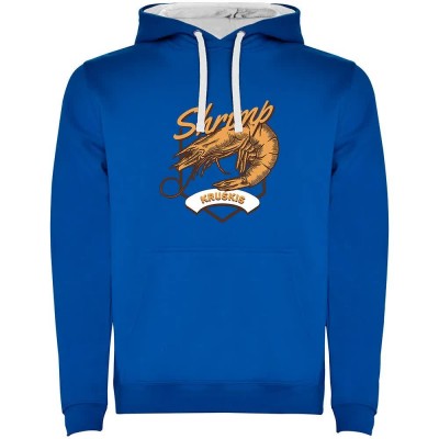 суичър,мъжки,пуловери,kruskis,seafood,shrimp,two,colour,hoodie,royal,blue,white,(blue)