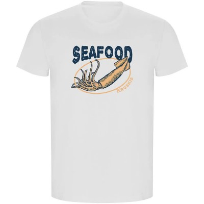 тениска,мъжки,тениски,kruskis,seafood,squid,eco,short,sleeve,t,shirt,white