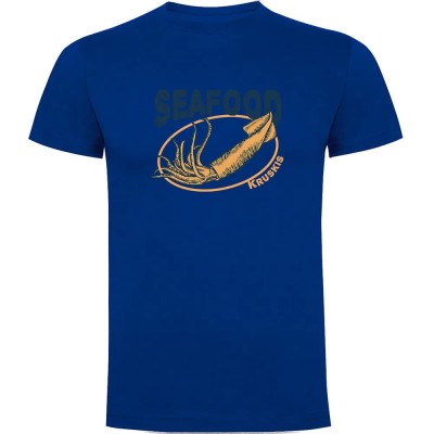 тениска,мъжки,тениски,kruskis,seafood,squid,short,sleeve,t,shirt,royal,blue,(blue)