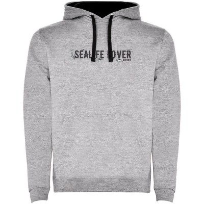 суичър,мъжки,пуловери,kruskis,sealife,lover,two,colour,hoodie,grey,(heather,grey,black)
