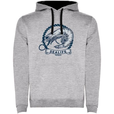 суичър,мъжки,пуловери,kruskis,shrimp,two,colour,hoodie,heather,grey,black,(grey)