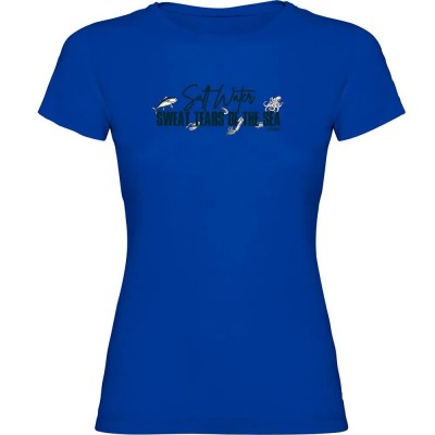 тениска,дамски,тениски,kruskis,sweat,tears,short,sleeve,t,shirt,royal,blue,(blue)