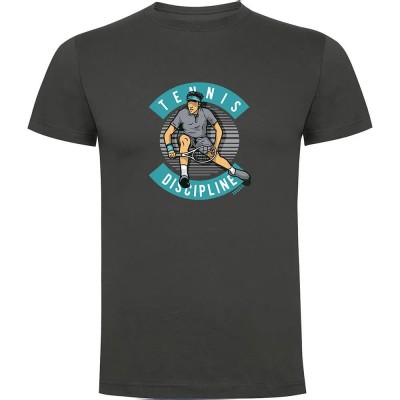 тениска,мъжки,тениски,kruskis,tennis,discipline,short,sleeve,t,shirt,dark,grey,(grey)