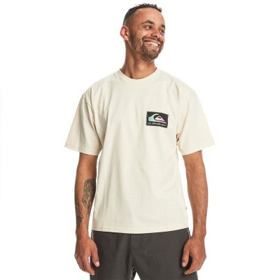 тениска,мъжки,тениски,quiksilver,back,flash,short,sleeve,t,shirt,beige