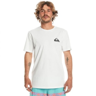 тениска,мъжки,тениски,quiksilver,mini,logo,short,sleeve,t,shirt,white