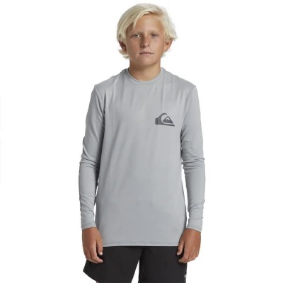 тениска,детски,тениски,quiksilver,surf,t,long,sleeve,t,shirt,grey,(quarry)