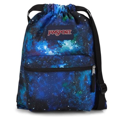 спортна,чанта,спортни,сакове,и,чанти,jansport,drawsack,gymsack,blue,(cyberspace,galaxy)