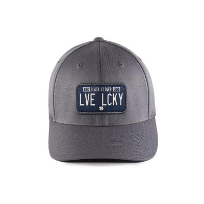 шапка,всички,шапки,black,clover,life,motto,cap,grey,(charcoal)