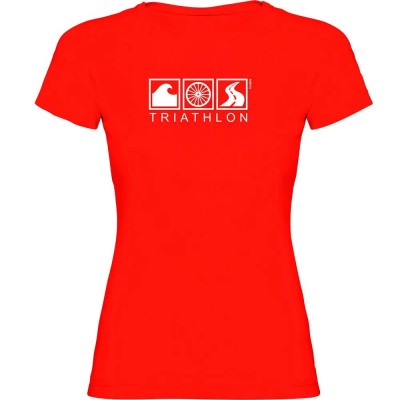 тениска,дамски,тениски,kruskis,triathlon,short,sleeve,t,shirt,red
