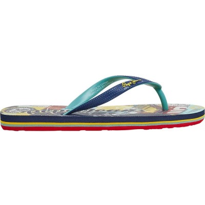 джапанки,детски,сандали,и,чехли,pepe,jeans,beach,party,flip,flops,multicolor,(navy)