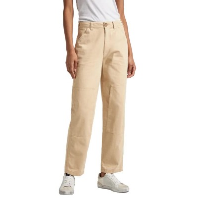 панталони,дамски,панталони,pepe,jeans,betsy,pants,beige