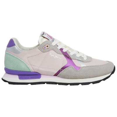 маратонки,дамски,маратонки,pepe,jeans,brit,print,trainers,beige