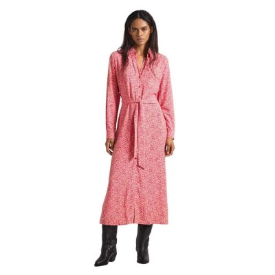 рокля,дамски,поли,и,рокли,pepe,jeans,brooke,long,sleeve,long,dress,crispy,red