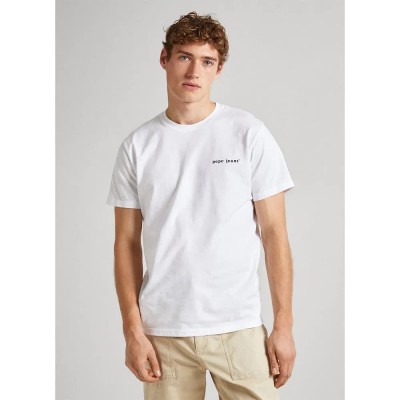 тениска,мъжки,тениски,pepe,jeans,claus,short,sleeve,t,shirt,white,(white)