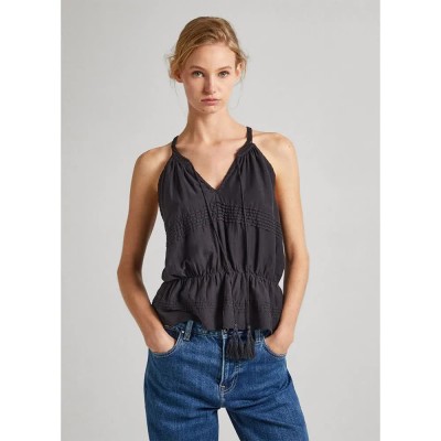 дамски,блузи,дамски,ризи,pepe,jeans,daisy,sleeveless,blouse,infinity,grey