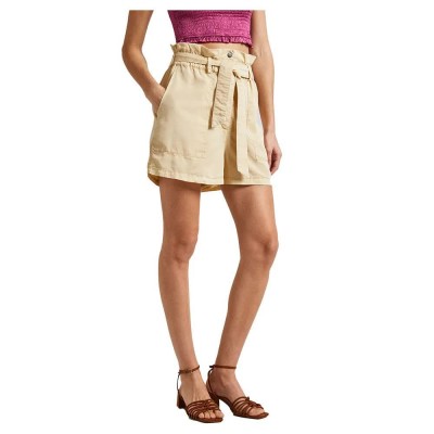 къси,панталони,дамски,панталони,pepe,jeans,estrella,shorts,beige