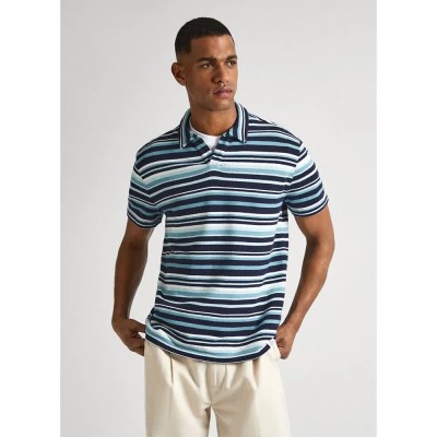 дамски,блузи,с,яка,мъжки,блузи,с,яка,pepe,jeans,hassel,short,sleeve,polo,multicolor,(dulwich,blue)
