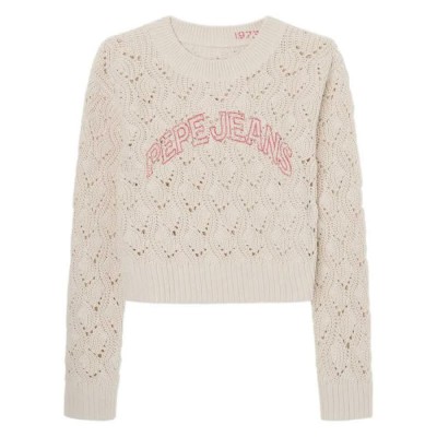 блуза,детски,блузи,pepe,jeans,nabila,sweater,antique,lace,beige,(beige)