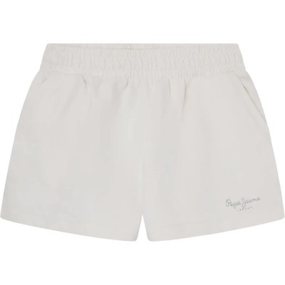 къси,панталони,детски,панталони,pepe,jeans,nerissa,sweat,shorts,white,(mousse,white)