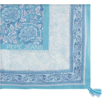 шал,ръкавици,шапки,и,шалове,pepe,jeans,nuwia,scarf,blue,(aqua,blue)