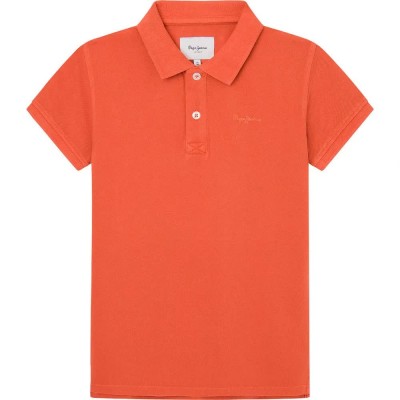 детски,блузи,с,яка,pepe,jeans,oli,gd,short,sleeve,polo,burnt,orange