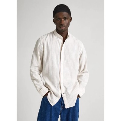 риза,с,дълъг,ръкав,дамски,ризи,мъжки,ризи,pepe,jeans,pamphill,long,sleeve,shirt,beige,(ash,rose,pink)