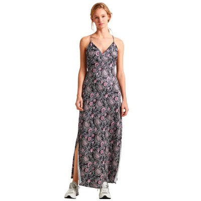 рокля,дамски,поли,и,рокли,pepe,jeans,poppy,sleeveless,long,dress,multicolor