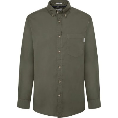 риза,с,дълъг,ръкав,мъжки,ризи,pepe,jeans,prince,long,sleeve,shirt,green