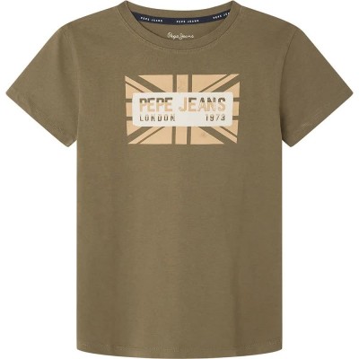 тениска,детски,тениски,pepe,jeans,randal,short,sleeve,t,shirt,green,(military,green)