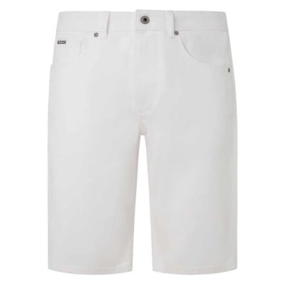 къси,панталони,мъжки,панталони,pepe,jeans,relaxed,fit,denim,shorts,white